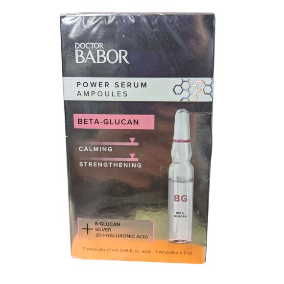 BABOR Power Serum Ampoules - Beta - Glucan Full Size Application MSRP $60 NEW - Picture 2 of 4